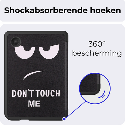 Kobo Clara Colour Bookcase Hoes Shockabsorberend - Don't Touch Me