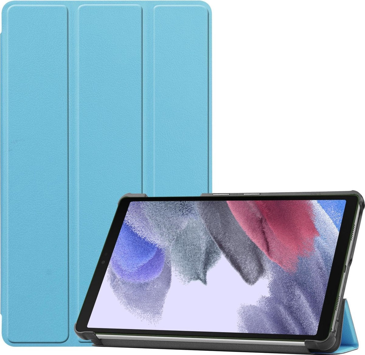 Samsung Galaxy Tab A7 Lite Hoesje Book Case - Lichtblauw