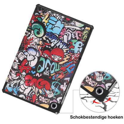 Lenovo Tab M10 FHD Plus 2nd Gen Trifold Bookcase Hoes - Graffity