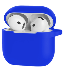 AirPods 4 Hoesje Siliconen Krasbestendig - Blauw