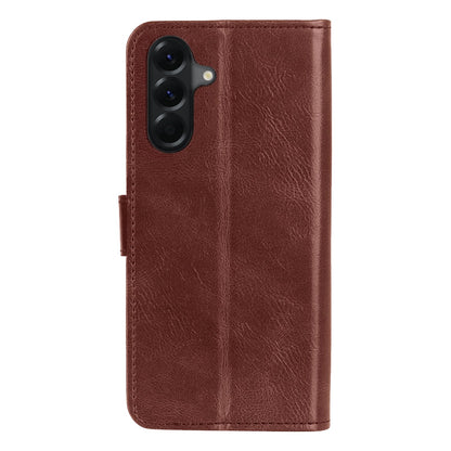 Samsung A17 Hoesje Bookcase Cover met Kaarthouder - Bruin