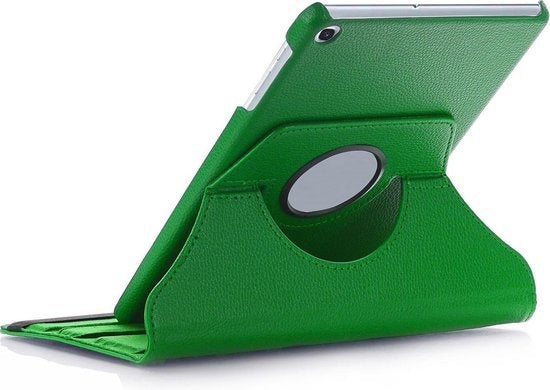 Samsung Galaxy Tab A 10.1 2019 Hoesje 360ðð Draaibare Book Case Kunstleer - Groen