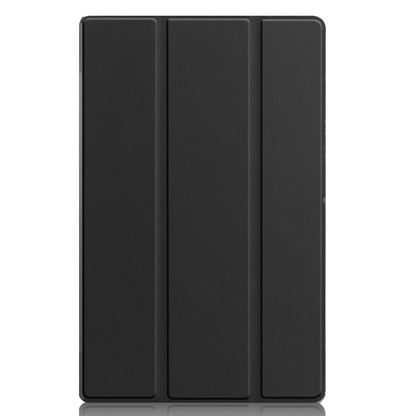 Lenovo Tab M10 Plus 3rd Gen Trifold Bookcase Hoes - Zwart