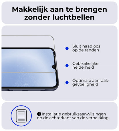 Samsung A25 Screenprotector Gehard Glas - Anti-kras