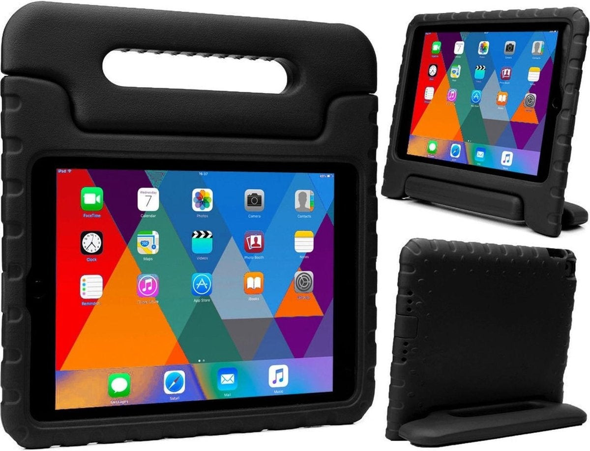 iPad Mini 3 Hoesje Kids Cover Bumper - Zwart