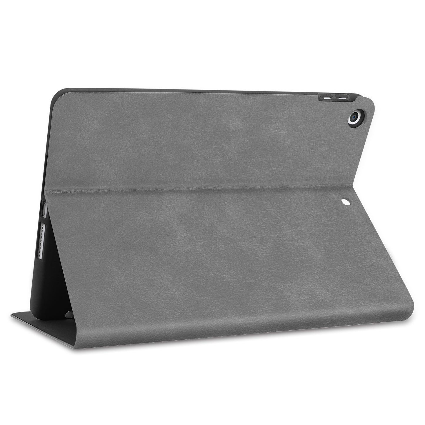 iPad 10.2 2021 Hoesje Hardcover Book Case - Grijs