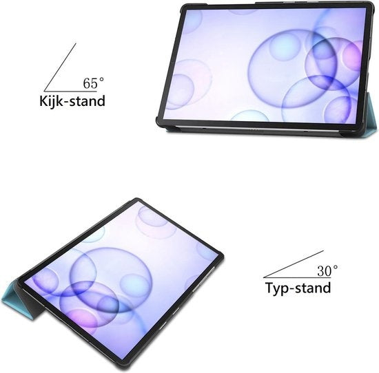 Samsung Galaxy Tab S6 Hoesje Book Case - Lichtblauw