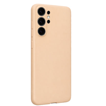 Samsung S26 Ultra Hoesje Siliconen Backcover Lichtgewicht - Zand