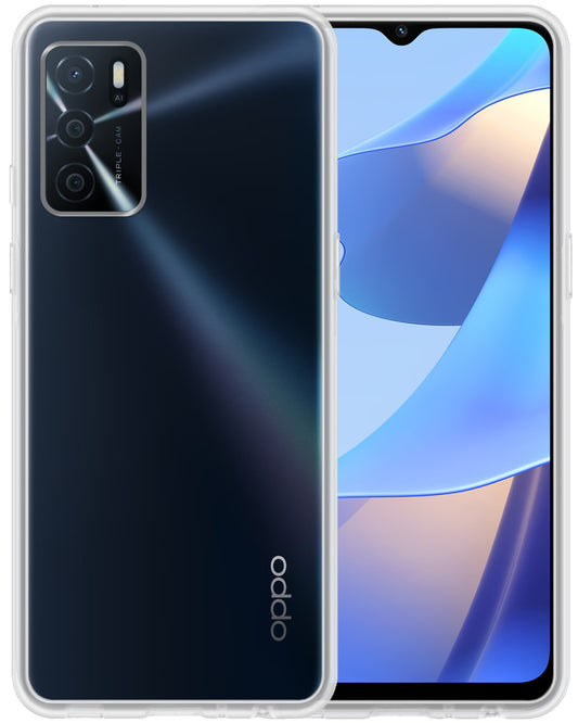 OPPO A16 Hoesje Siliconen - Transparant