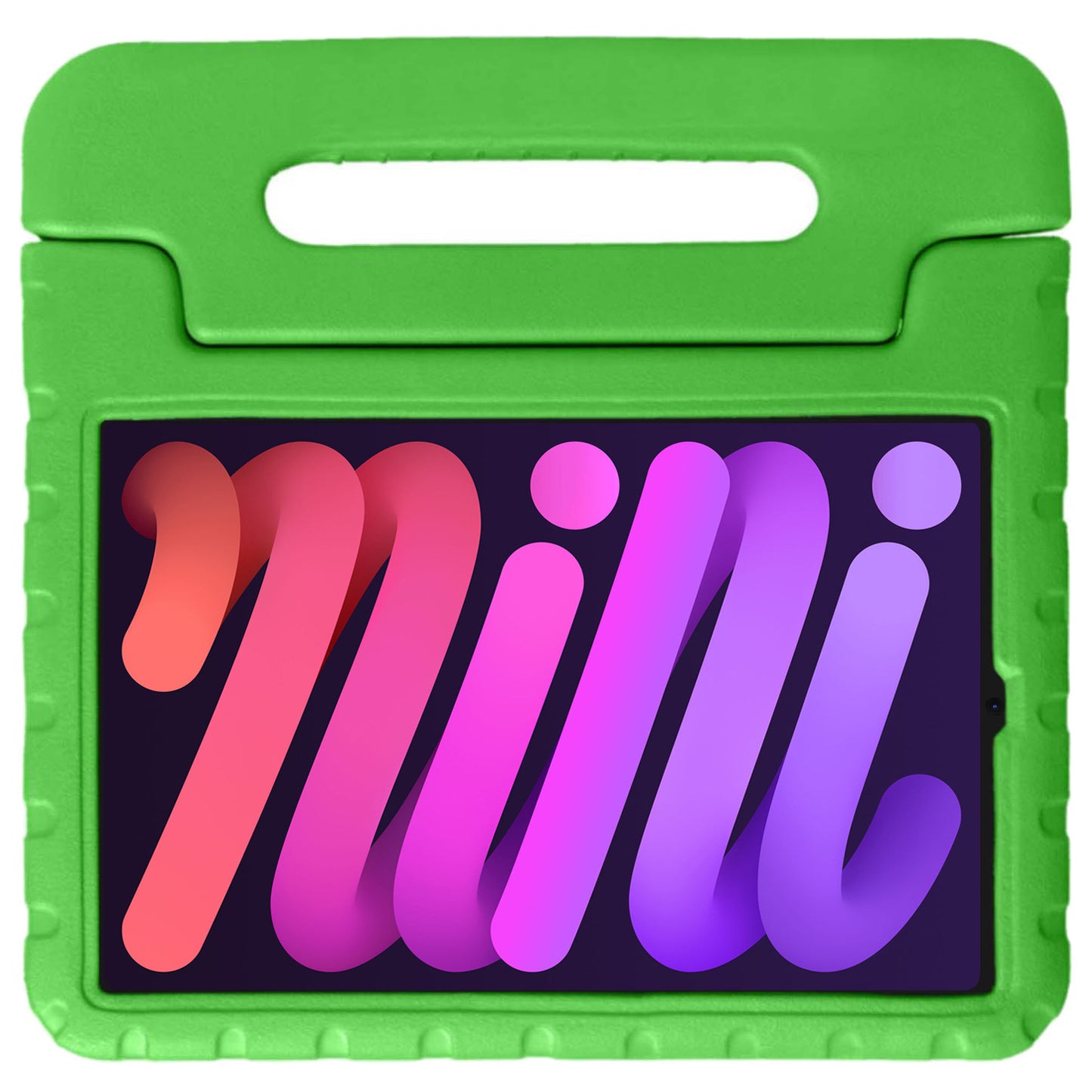 iPad Mini 6 Hoesje Kids Cover Bumper - Groen