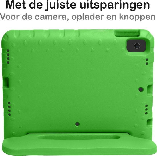 iPad 10.2 2019/2020 Hoesje Kids Cover Bumper - Groen