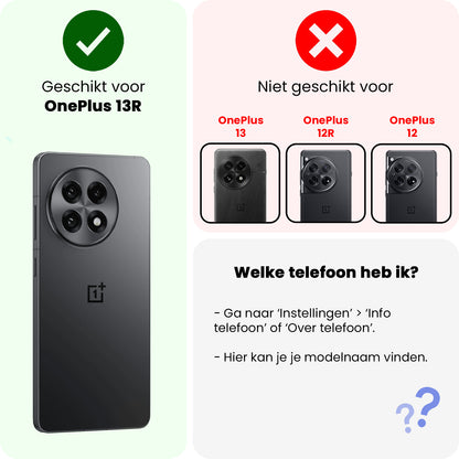 OnePlus 13R Camera Screenprotector Gehard Glas
