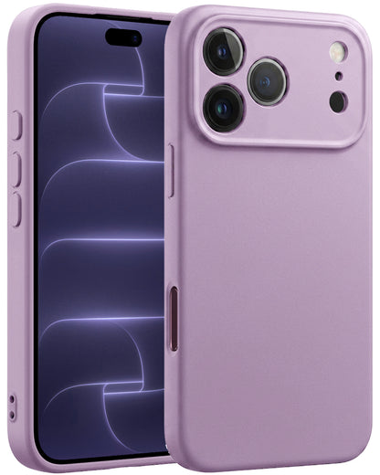 iPhone 18 Pro Hoesje Siliconen Backcover Lichtgewicht - Lila