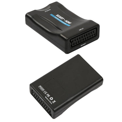 Scart Naar HDMI Converter Kabel Scart Naar HDMI Kabel 1080p - Scart naar HDMI kabel - Zwart