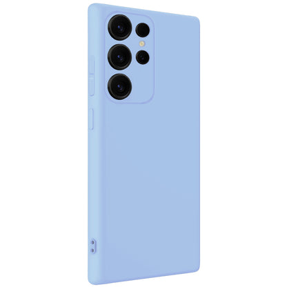 Samsung S25 Ultra Hoesje Siliconen Backcover Lichtgewicht - Lichtblauw
