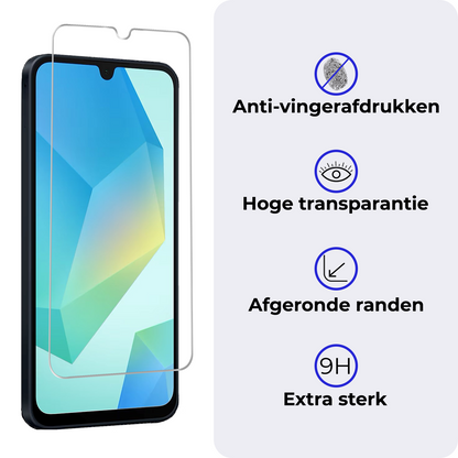 Samsung A16 Screenprotector Gehard Glas - Anti-kras