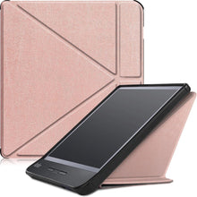 Kobo Libra H2O Trifold Bookcase Hoes - Rosé Goud
