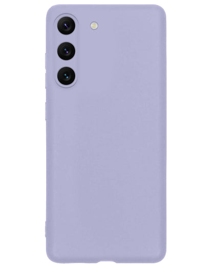 Samsung S23 Hoesje Siliconen Backcover Lichtgewicht - Lila