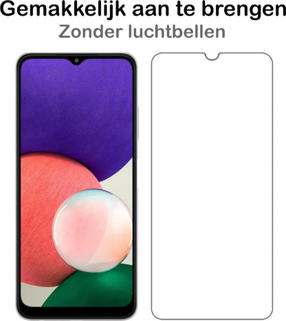 Samsung A22 4G Screenprotector Gehard Glas - Anti-kras