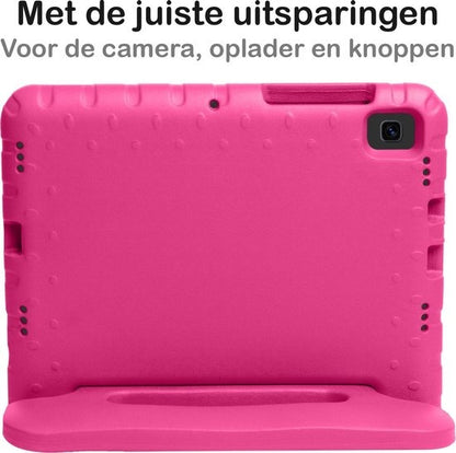 Samsung Galaxy Tab S6 Lite Kinderhoes Shockabsorberend Foam - Roze