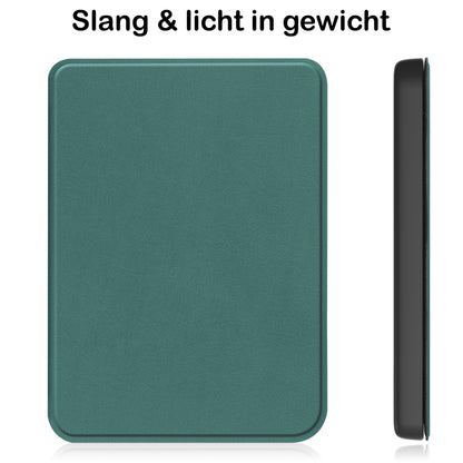 Kobo Clara 2E Bookcase Hoes Shockabsorberend - Donkergroen