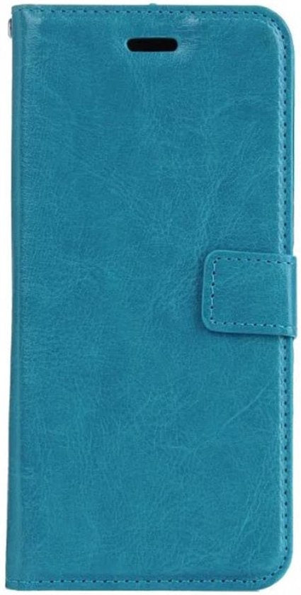 Hoes Geschikt voor iPhone 5 Hoes Bookcase Hoesje - Turquoise