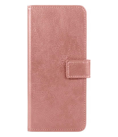 Samsung S21 FE Hoesje Bookcase Cover met Kaarthouder - Rosé goud