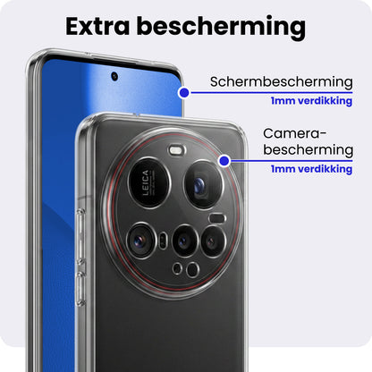Xiaomi 15 Ultra Hoesje Siliconen Backcover Lichtgewicht - Transparant