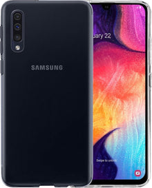 Samsung Galaxy A50 Hoesje Siliconen Backcover Lichtgewicht - Transparant