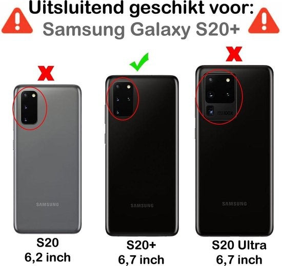 Samsung S20 Plus Hoesje Shock Proof Siliconen - Transparant