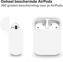 AirPods 2 Hoesje Siliconen Krasbestendig - Wit
