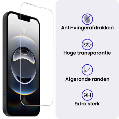 iPhone 16e Screenprotector Gehard Glas - Volledige dekking