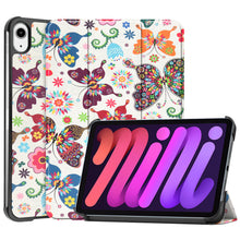 iPad Mini 6 Trifold Bookcase Hoes - Vlinders