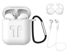 AirPods 1 Hoesje Siliconen 3 in 1 - Transparant
