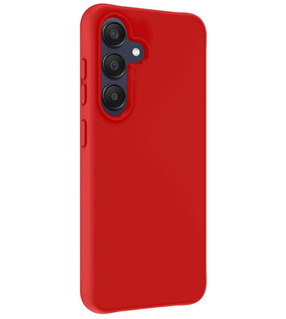 Samsung A25 Hoesje Siliconen Backcover Lichtgewicht - Rood