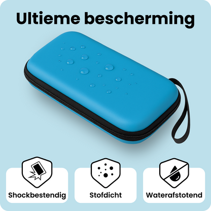 Nintendo Switch 2 Hard Cover Hoes met Koord - Blauw