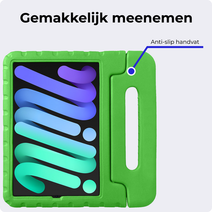 iPad Mini 7 Kinderhoes Shockabsorberend Foam - Groen