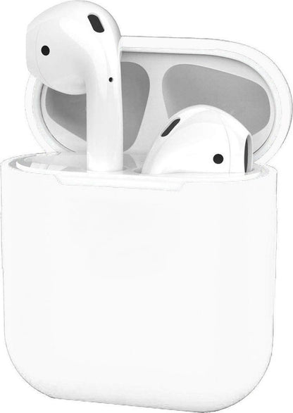 AirPods 1 Hoesje Siliconen Lichtgewicht - Wit