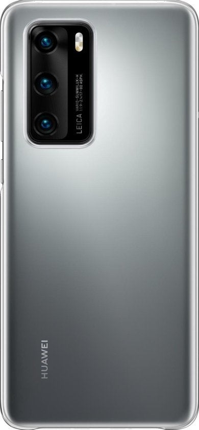 Huawei P40 Hoesje Siliconen Backcover Lichtgewicht - Transparant