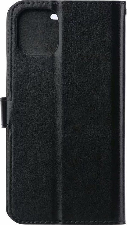 iPhone 11 Pro Max Hoesje Bookcase Cover met Kaarthouder - Zwart