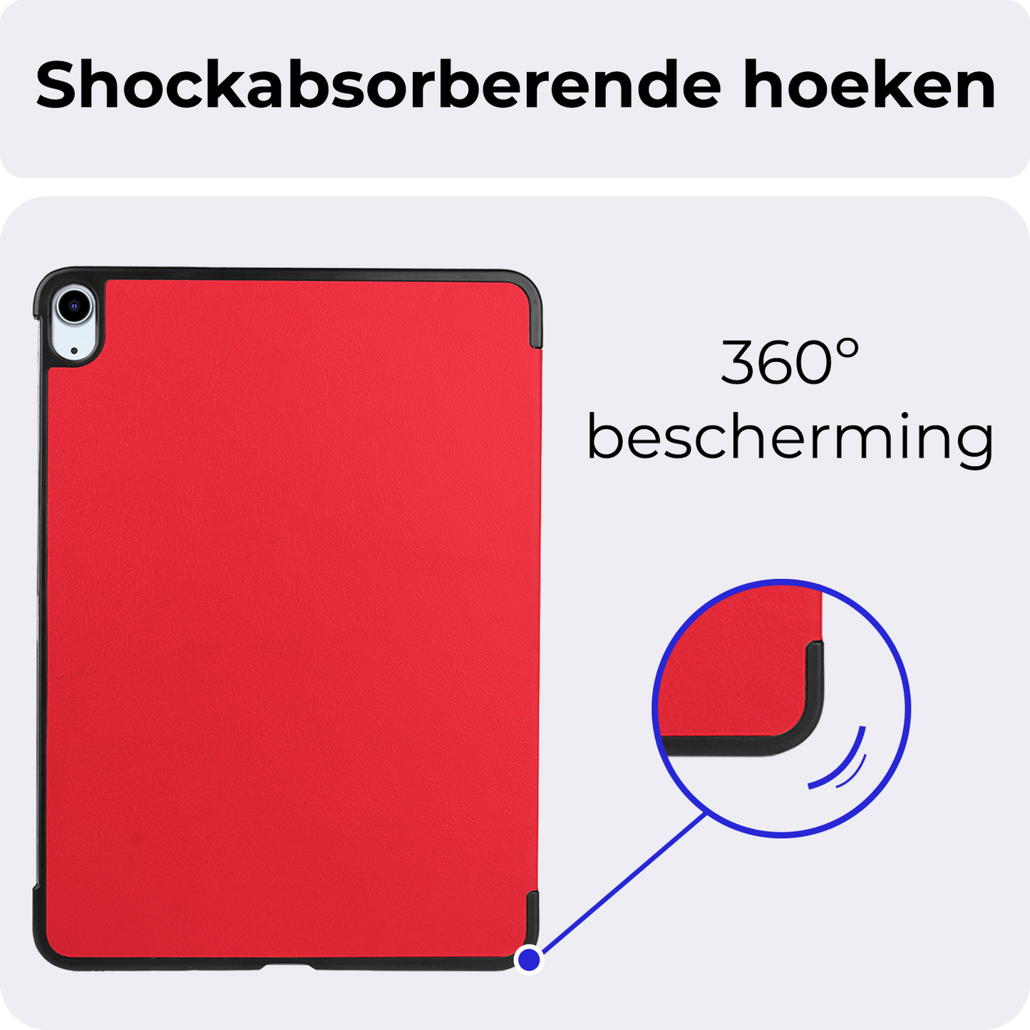 iPad Air 2024 (13 inch) Hoesje Book Case - Rood