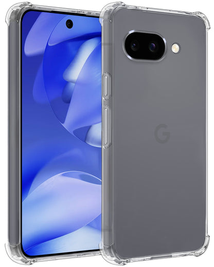 Google Pixel 9a Hoesje Shockproof Backcover Siliconen - Transparant