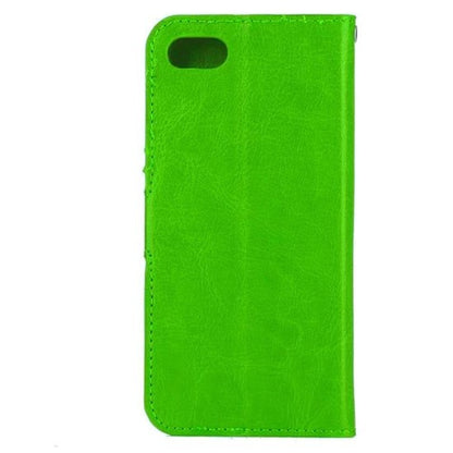 iPhone SE 2020 Hoesje Bookcase Cover met Kaarthouder - Groen