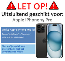 iPhone 15 Pro Screenprotector Gehard Glas - Full Screen