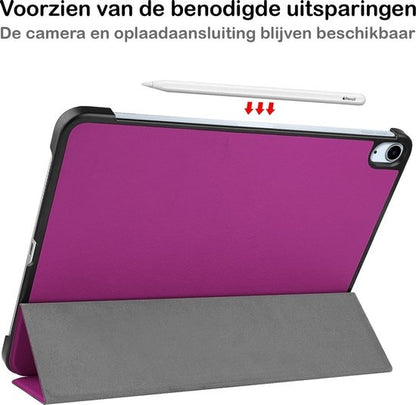 iPad Air 2020 Hoesje Book Case - Paars