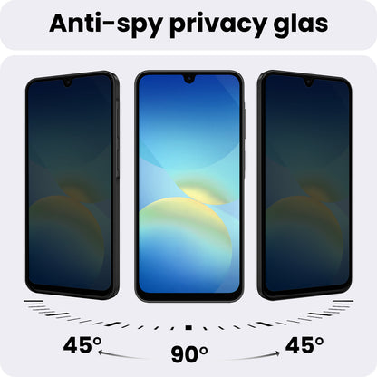 Samsung A26 Screenprotector Gehard Glas - Privacy