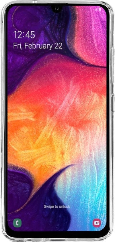 Samsung Galaxy A50 Hoesje Siliconen Backcover Lichtgewicht - Transparant