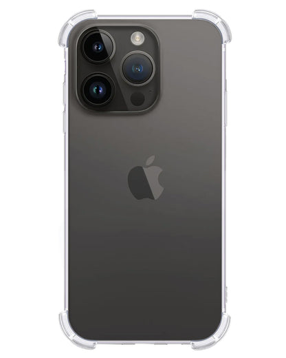 iPhone 15 Pro Max Hoesje Shockproof Backcover Siliconen - Transparant