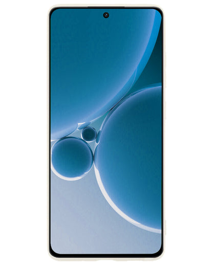 OnePlus Nord 3 Hoesje Siliconen Backcover Lichtgewicht - Wit