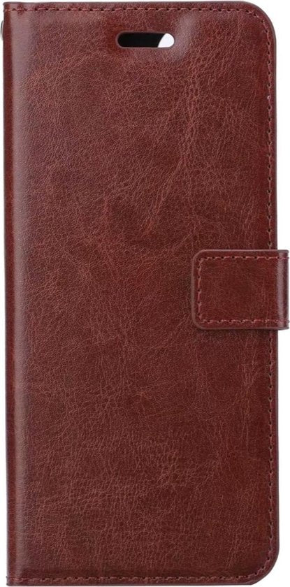 Samsung A22 5G Hoesje Bookcase Cover met Kaarthouder - Bruin